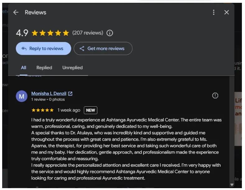 google my business genuien review model