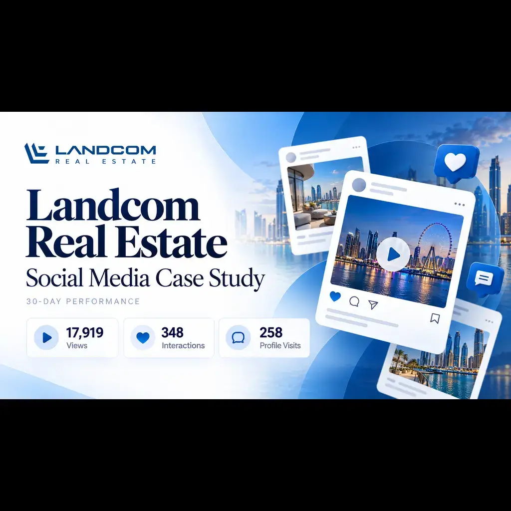 Landcom Real Estate Dubai : How We Reached 17,000+ Viewers and Built Brand Awareness