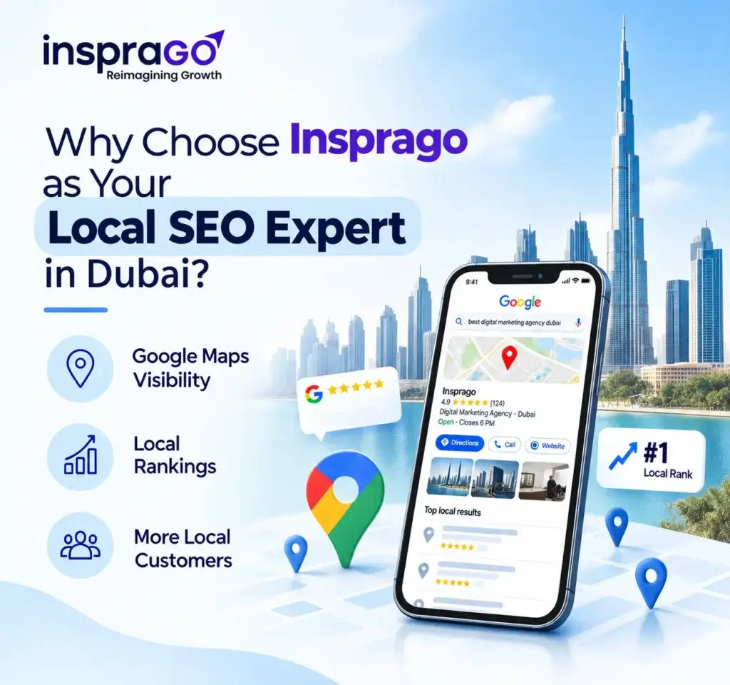 loacal seo services in dubai provide by insprago